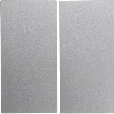 Berker Wippe 2fach 16231404 | Serienschalter | B.7 Serie | Kunststoff matt | Aluminium | RAL 9006