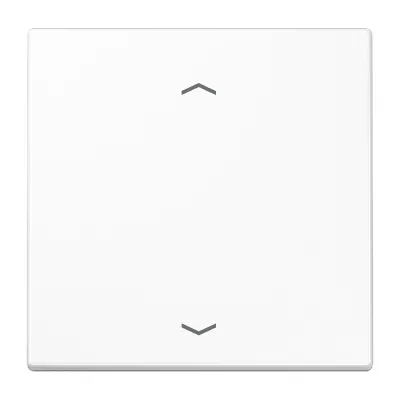 Jung Wippe für Taster BA 1fach LS990PWW | Jalousie-Schalter | Pfeil-Symbole | Duroplast glänzend | alpinweiß RAL 9010
