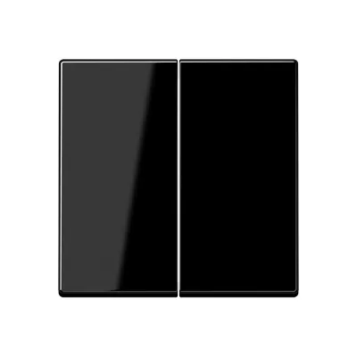 JUNG Wippe Serienschalter A595SW | zweiteilig | Duroplast glänzend | schwarz RAL 9005 | Schalter/Taster | IP44