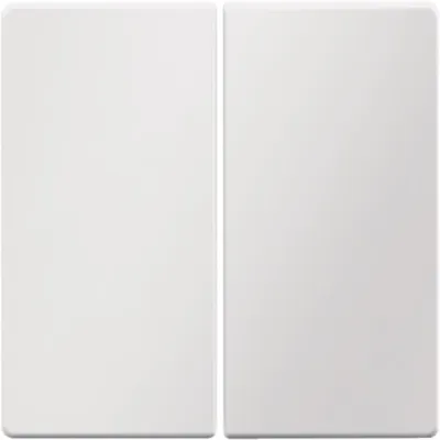 Berker Doppelwippe 16236089 | Q.1/Q.3 | 2-teilig | Kunststoff Duroplast | matt | polarweiß | Klemmbefestigung