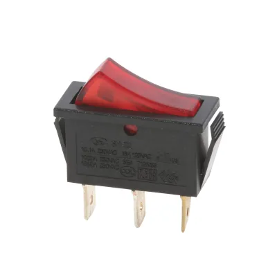 Wippschalter Bosch 00609906 Ein / Aus rot beleuchtet für Dampfstation Bügeleisen