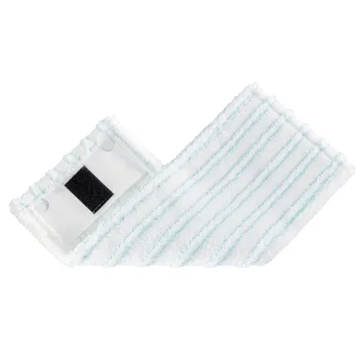 Leifheit Wischbezug Clean Twist M Ergo micro duo 33cm | Ersatzbezug für Bodenwischer | Mikrofaser | türkis