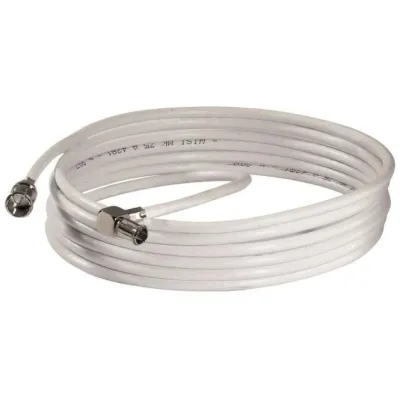 WISI Daten-Anschlusskabel DS26-0901 | 9m Koaxialkabel | F-Quick Stecker auf Wiclic | flexibel | 5mm | vorkonfektioniert