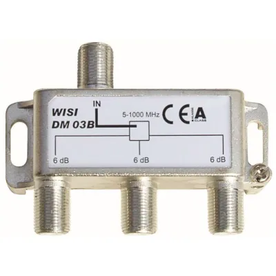 Wisi DM-03B 3-fach BK-Verteiler,6dB
