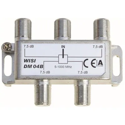Wisi DM04B Verteiler 3fach 4-1000MHz 7,5dB