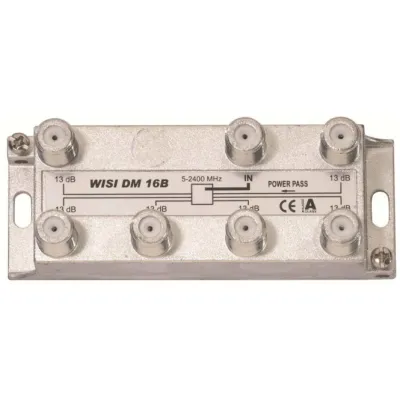 Wisi DM16B Verteiler 6fach 5-2400MHz 13dB