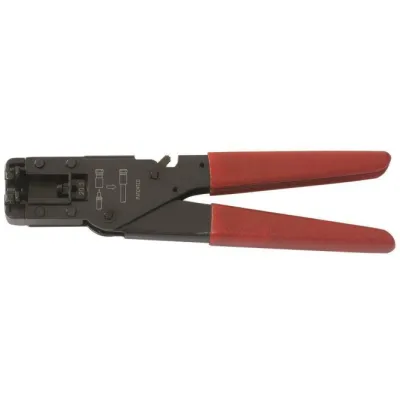 WISI Kompressionszange DZ 15 2130 / 70261 | für DV 10, DV 10N, DV 15, DV 15N | F-Kompressionsstecker | rot