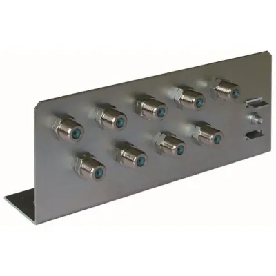 Wisi NB09 Erdungswinkel mit F-Buchsen