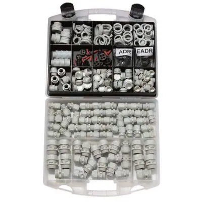 WISKA Grundsortimentskoffer 10069995 metrische Kabelverschraubungen