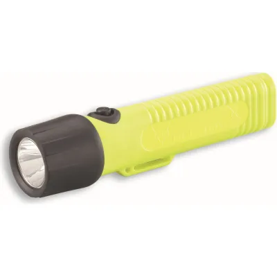 AccuLux HL 10 EX Hand- & Helmleuchte | Ex-geschützte LED Taschenlampe 3W 110lm IP68 AA gelb