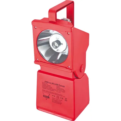 AccuLux JobLux 90 LED Handscheinwerfer | 3W | akkubetrieben | 10h Leuchtdauer | IP44 | 160m Reichweite | rot