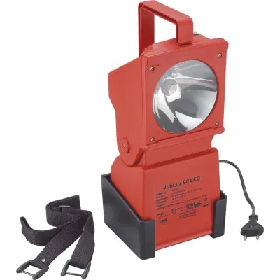 Witte+Sutor JobLux 90 LED Notstromleuchte | Akku-Handscheinwerfer | IP44 | 230V | rot | LED