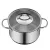 Bild: WMF Topfset Aparto 1731046380 | 4-teilig | Induktion geeignet | Edelstahl 18/10 Cromargan | Glasdeckel | edelstahl