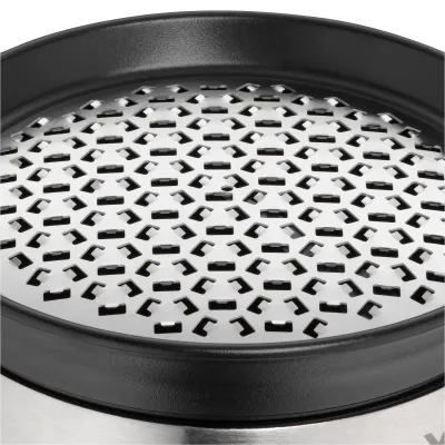WMF Ingwerreibe Balance 0644646030 | Ingwer-Reibe | Edelstahl/Kunststoff | 9 cm | mit Auffangbehälter | Schwarz