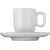 Bild: WMF Barista Espresso-Set 4-teilig 0695939440 | Espressotassen mit Untertassen | stapelbar | Porzellan | Weiß