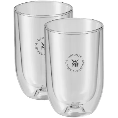 WMF Barista Latte Macchiato Gläser Set 2-teilig | doppelwandig | 280ml | Borosilikatglas | spülmaschinengeeignet