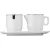 Bild: WMF Barista Zucker & Milch-Set 0695899440 | Porzellan mit Cromargan Edelstahl-Deckel | spülmaschinengeeignet | Weiß