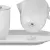 Bild: WMF Barista Zucker & Milch-Set 0695899440 | Porzellan mit Cromargan Edelstahl-Deckel | spülmaschinengeeignet | Weiß