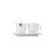 Bild: WMF Barista Zucker & Milch-Set 0695899440 | Porzellan mit Cromargan Edelstahl-Deckel | spülmaschinengeeignet | Weiß