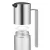 Bild: WMF Essig- und Öldosierer Basic 0650586030 | 120 ml | tropffrei | Start/Stopp-System | Edelstahl/Glas | transparent