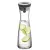 Bild: WMF Wasserkaraffe Basic 0617599990 | 1 Liter | Glas/Edelstahl | CloseUp-Verschluss | inkl. Reinigungsbürste