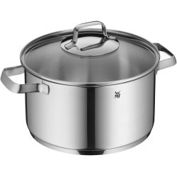 WMF Belmonte Kochtopf 24 cm mit Deckel, Edelstahl, Induktion geeignet