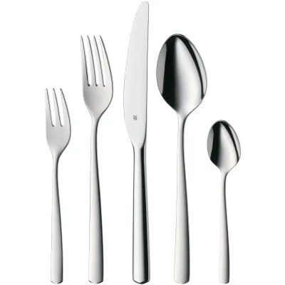 WMF Besteck-Set Boston 30-teilig 11.2091.6040 | Edelstahl poliert | spülmaschinenfest | für 6 Personen | Silber
