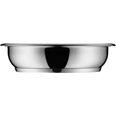 WMF Bratpfanne Click&Serve 24 cm | Antihaft | abnehmbarer Griff | Induktion | Cromargan Edelstahl | edelstahl/schwarz