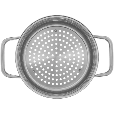 WMF Dampfgareinsatz Compact Cuisine 16,5 cm | Edelstahl | spülmaschinengeeignet | induktionsgeeignet
