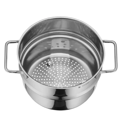 WMF Dampfgareinsatz 20 cm | Edelstahl Cromargan 18/10 | spülmaschinengeeignet | Gemüsekorb | 2 l