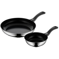 WMF Devil Bratpfannen-Set, 2-teilig, 18 cm + 28 cm