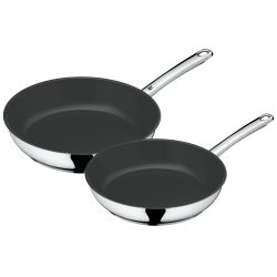 WMF Devil Bratpfannen-Set, 2-teilig, 24 cm + 28 cm