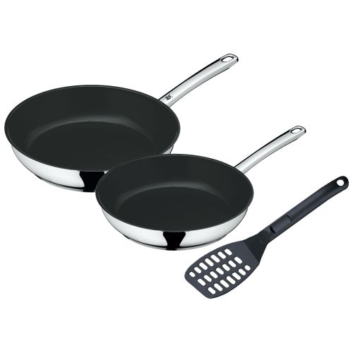 Bild: WMF Devil Bratpfannen-Set, 3-teilig, 24 cm + 28 cm + Pfannenwender