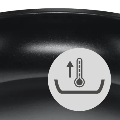 WMF Bratpfanne Durado 28 cm | Induktion | Edelstahl beschichtet | Keramik-Antihaft | backofenfest | Silber