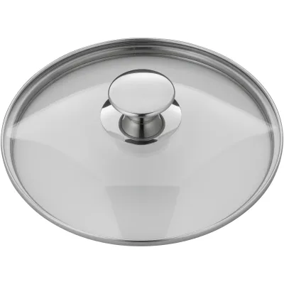 WMF Ersatz-Glasdeckel 24 cm | Edelstahlgriff | Borosilikatglas | Spülmaschinengeeignet | Backofengeeignet