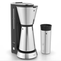 WMF Filterkaffeemaschine 0412260011 | 5 Tassen | 0,75 l | Cromargan silber