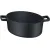 Bild: WMF Bräter oval Flavour 0555334290 | Gusseisen Bräter 33x26 cm | ideal zum Schmoren & Backen | schwarz