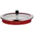 Bild: WMF Fleischtopf Function 4 | 20 cm | 3,4l | Edelstahl poliert | Induktion | Glasdeckel 4 Abgießfunktionen | Rot