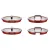 Bild: WMF Fleischtopf Function 4 | 20 cm | 3,4l | Edelstahl poliert | Induktion | Glasdeckel 4 Abgießfunktionen | Rot