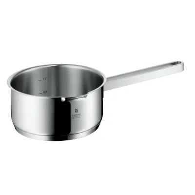 WMF Stielkasserolle Function 4 16 cm 1,4l | Induktion | Cromargan Edelstahl poliert | Innenskalierung | Silber