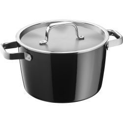 WMF Fusiontec Aromatic Kochtopf, 22 cm, Black