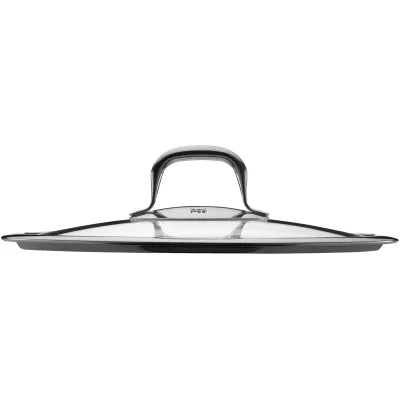 WMF Glasdeckel Fusiontec Compact 24 cm / 0515605290 | Glas Edelstahl | transparent | spülmaschinen- & backofengeeignet