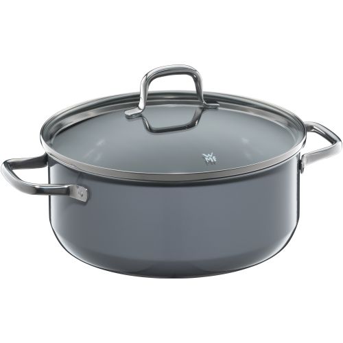Bild: WMF Fusiontec Essential Bratentopf mit Deckel, 24 cm, Calm Grey