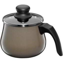 WMF Fusiontec Mineral Mini-Topf mit Glasdeckel, 12 cm, Dark Brass
