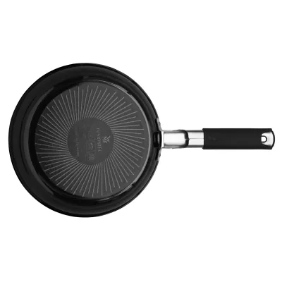 WMF Fusiontec Mineral Stielpfanne 24 cm | Bratpfanne Induktion geeignet | FUSIONTEC Material | Made in Germany | schwarz