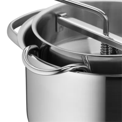 WMF Passiermühle Gourmet 0605636040 | Edelstahl 18/10 Cromargan | 3 Siebeinsätze | spülmaschinengeeignet