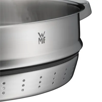 WMF Silikonring Iconic 6054289990 | Ersatz-Dichtring Dampfgareinsatz Bräter 28 cm | Schwarz | Spülmaschinenfest