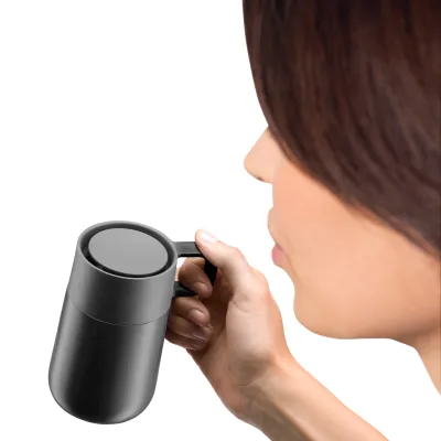 WMF Impulse Travel Mug Thermobecher 300 ml | Edelstahl/Kunststoff | 360° Trinköffnung | auslaufsicher | anthrazit matt
