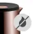 Bild: WMF Isolierkanne Impulse 690666600 | Thermoskanne 1L | Cromargan Edelstahl | Druckverschluss | Glaseinsatz | Kupfer