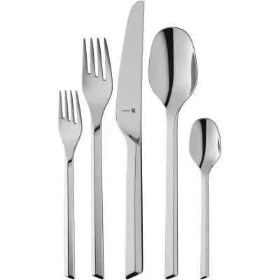 WMF Besteck-Set Kineo 1268916340 | 30-teilig | Edelstahl Cromargan protect® | spülmaschinenfest | inkl. Besteckkasten